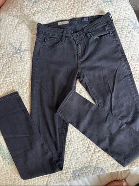 AG Dark Charcoal super skinny Jeans size 27